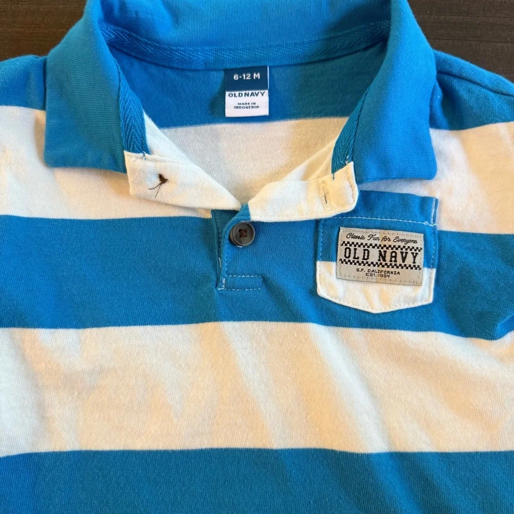 Old Navy Polo & Short Set 6-12m